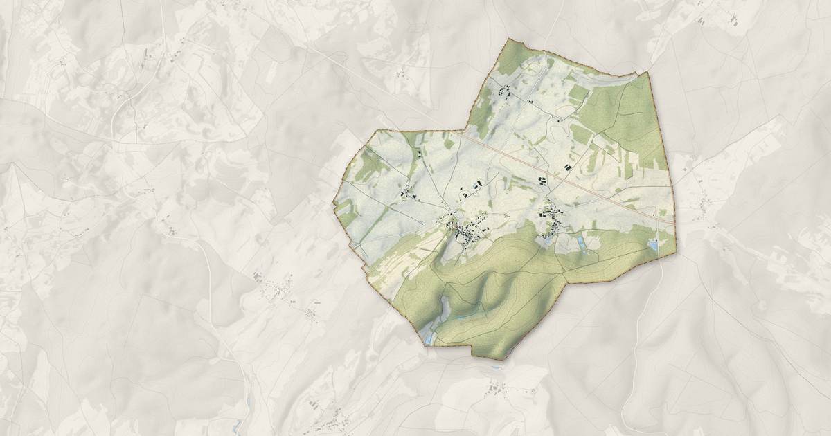 Portrait cartographique de Vallerois-le-Bois : relief, eau, forêts, bâti et voies, calculés à partir des données de l'IGN