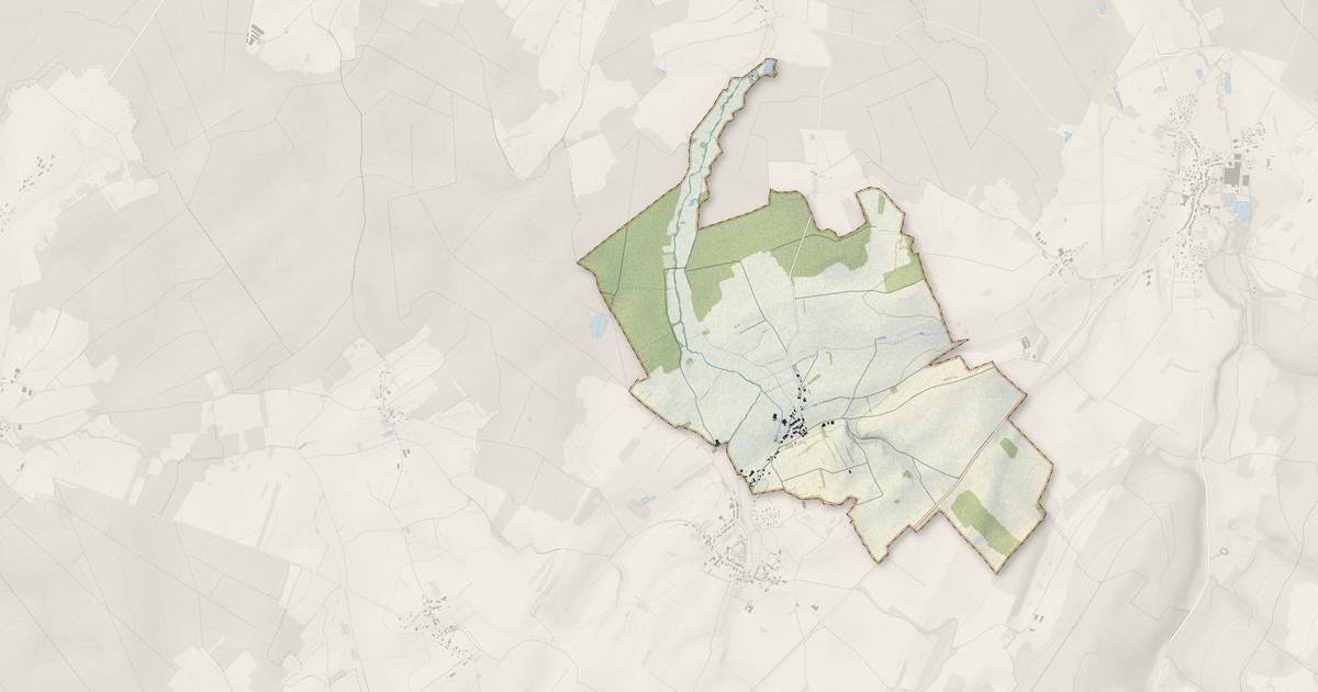 Portrait cartographique de Vaux-le-Moncelot : relief, eau, forêts, bâti et voies, calculés à partir des données de l'IGN