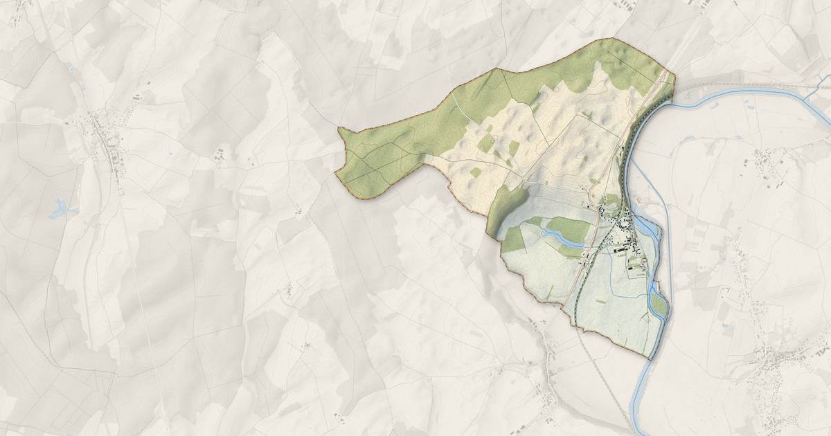 Portrait cartographique de Vereux : relief, eau, forêts, bâti et voies, calculés à partir des données de l'IGN