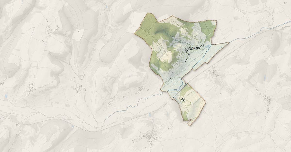Portrait cartographique de Vernois-sur-Mance : relief, eau, forêts, bâti et voies, calculés à partir des données de l'IGN