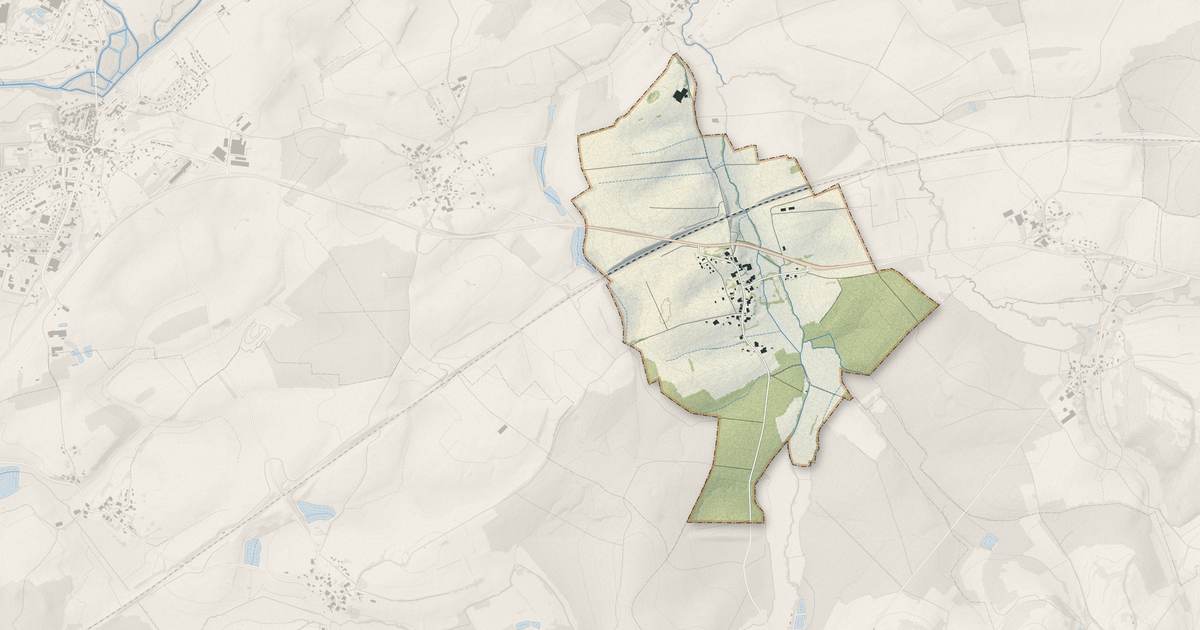 Portrait cartographique de Villargent : relief, eau, forêts, bâti et voies, calculés à partir des données de l'IGN