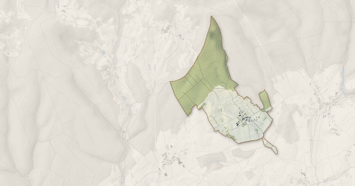 Portrait cartographique de Vilory : relief, eau, forêts, bâti et voies, calculés à partir des données de l'IGN