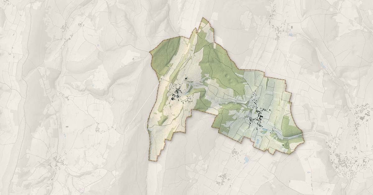 Portrait cartographique de Bissy-la-Mâconnaise : relief, eau, forêts, bâti et voies, calculés à partir des données de l'IGN