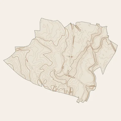 Champforgeuil : courbes de niveau