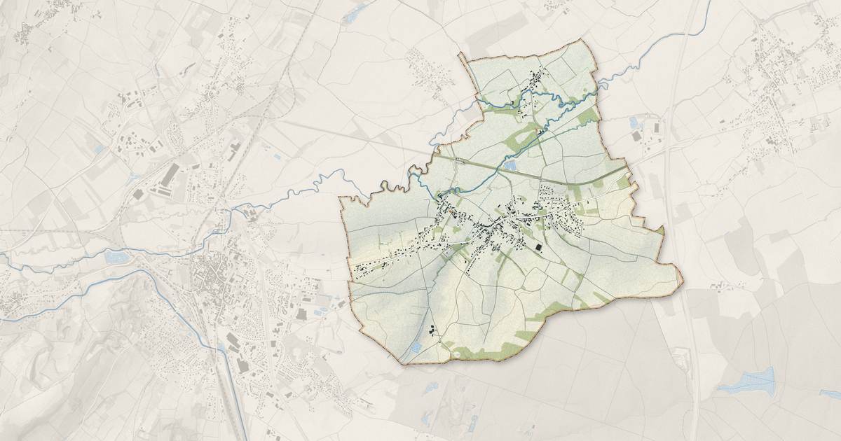 Portrait cartographique de Chaudenay : relief, eau, forêts, bâti et voies, calculés à partir des données de l'IGN