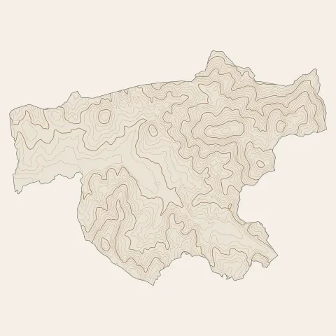 Chauffailles : courbes de niveau