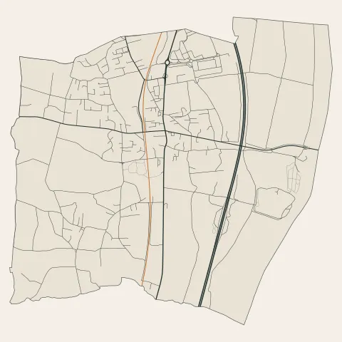 Crêches-sur-Saône : voies