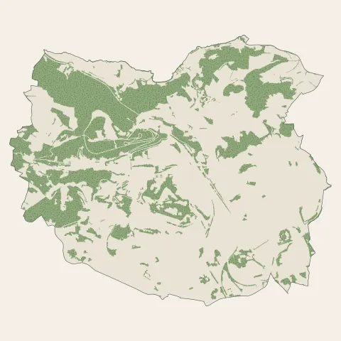 Le Creusot : bois, forêts et landes