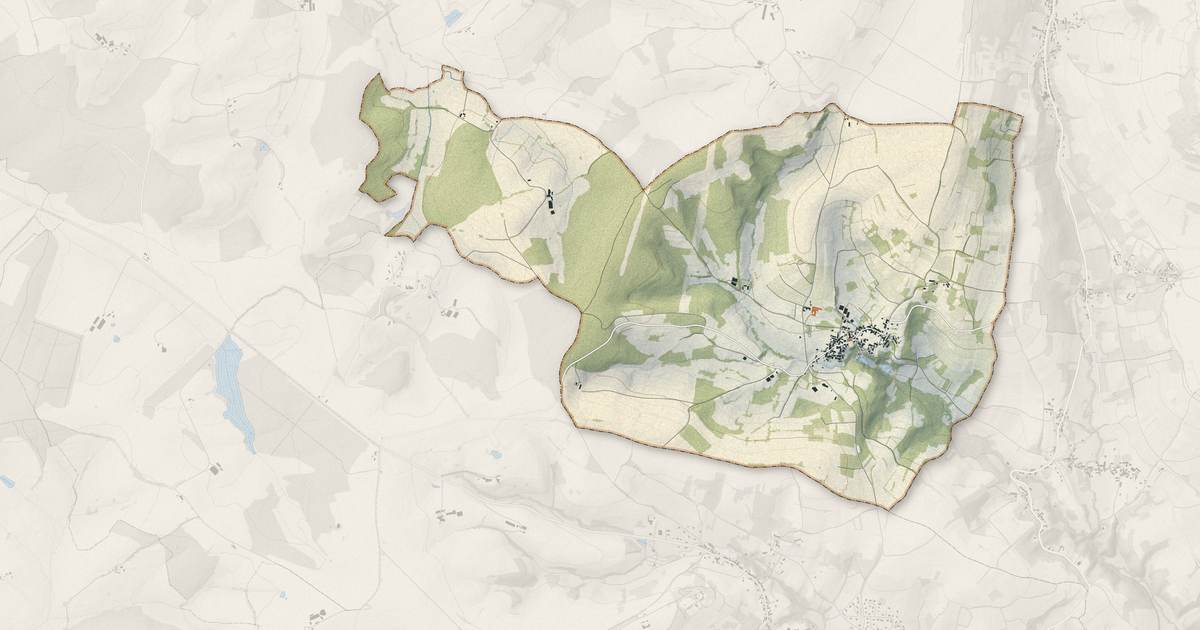 Portrait cartographique de Dracy-lès-Couches : relief, eau, forêts, bâti et voies, calculés à partir des données de l'IGN