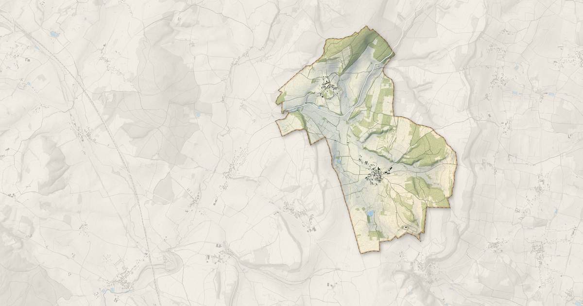 Portrait cartographique de Fley : relief, eau, forêts, bâti et voies, calculés à partir des données de l'IGN