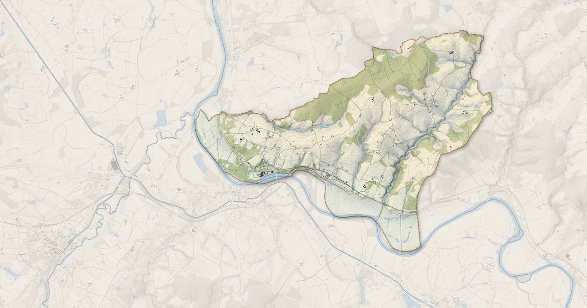 Portrait cartographique de Gilly-sur-Loire : relief, eau, forêts, bâti et voies, calculés à partir des données de l'IGN