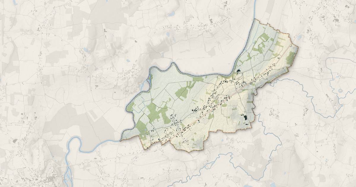 Portrait cartographique de Jouvençon : relief, eau, forêts, bâti et voies, calculés à partir des données de l'IGN