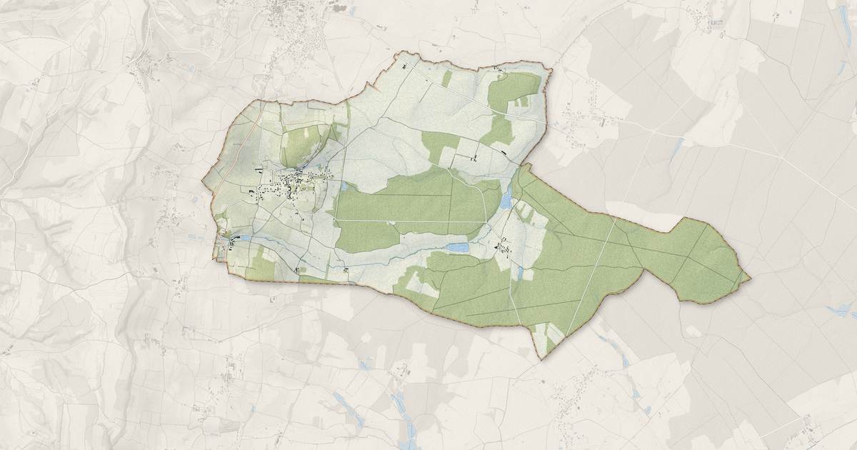 Portrait cartographique de Jully-lès-Buxy : relief, eau, forêts, bâti et voies, calculés à partir des données de l'IGN