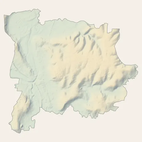 Louhans-Châteaurenaud : relief