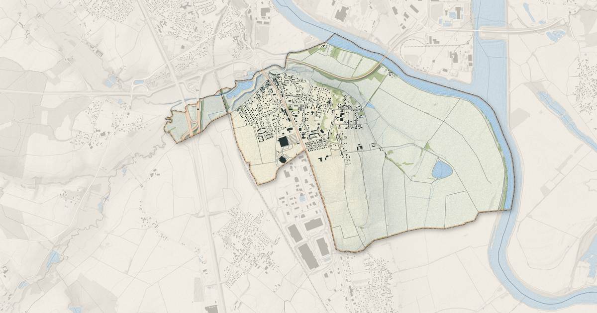 Portrait cartographique de Lux : relief, eau, forêts, bâti et voies, calculés à partir des données de l'IGN