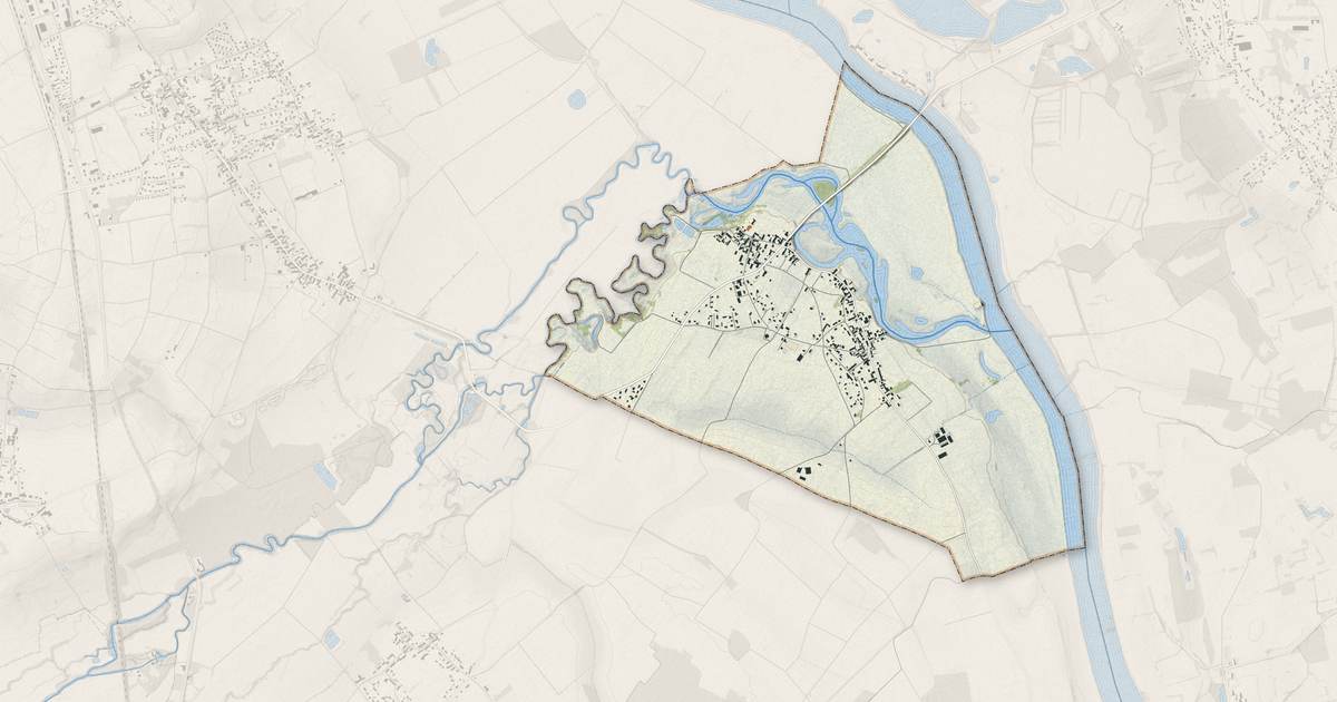 Portrait cartographique de Marnay : relief, eau, forêts, bâti et voies, calculés à partir des données de l'IGN