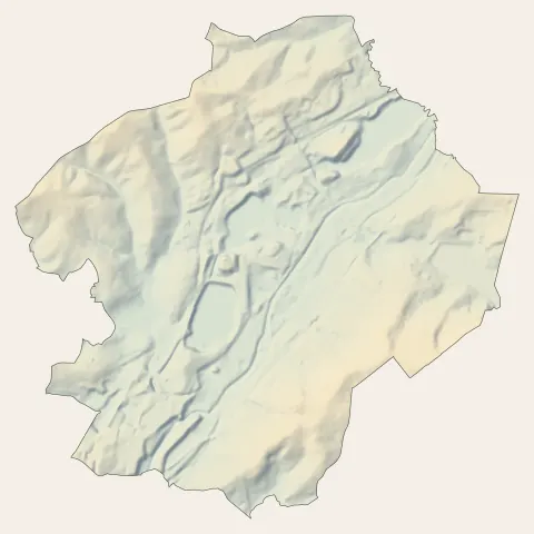Montceau-les-Mines : relief