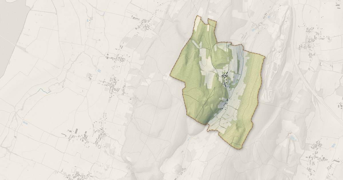 Portrait cartographique de Montceaux-Ragny : relief, eau, forêts, bâti et voies, calculés à partir des données de l'IGN