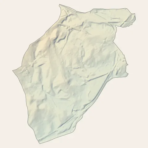 Montchanin : relief