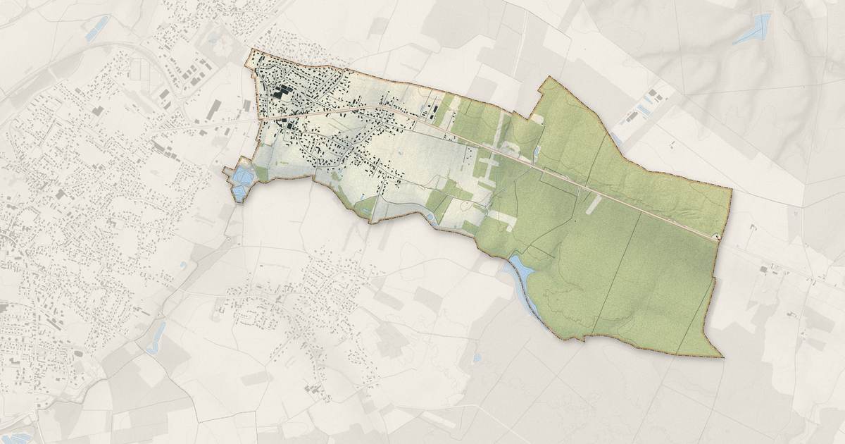 Portrait cartographique de Oslon : relief, eau, forêts, bâti et voies, calculés à partir des données de l'IGN