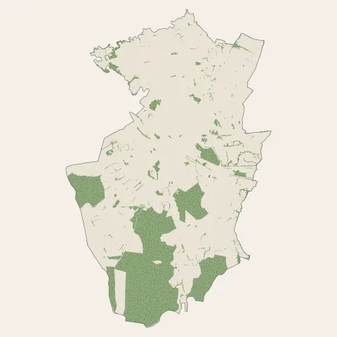 Paray-le-Monial : bois, forêts et landes