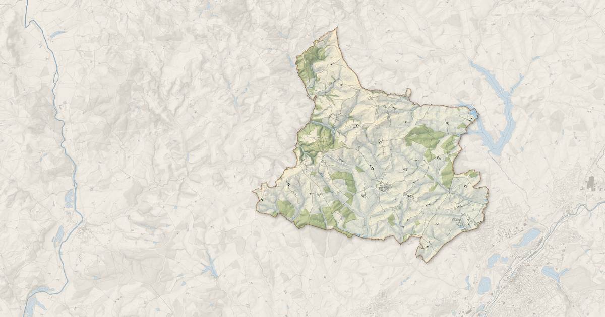 Portrait cartographique de Saint-Berain-sous-Sanvignes : relief, eau, forêts, bâti et voies, calculés à partir des données de l'IGN