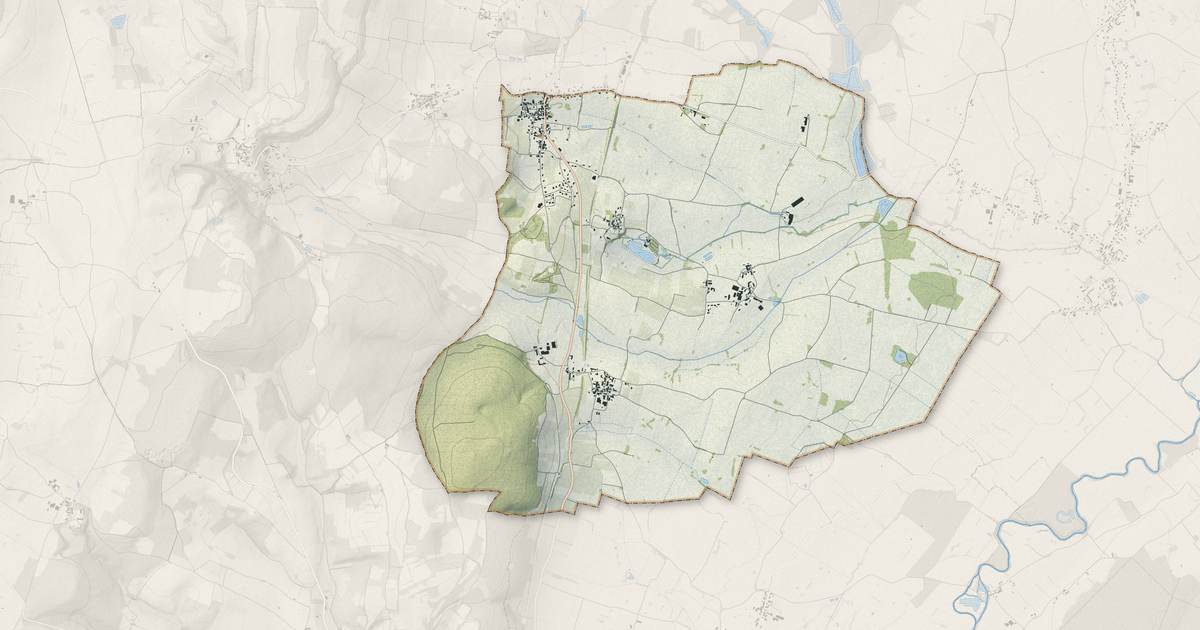 Portrait cartographique de Saint-Boil : relief, eau, forêts, bâti et voies, calculés à partir des données de l'IGN