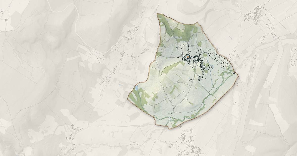 Portrait cartographique de Saint-Jean-de-Vaux : relief, eau, forêts, bâti et voies, calculés à partir des données de l'IGN