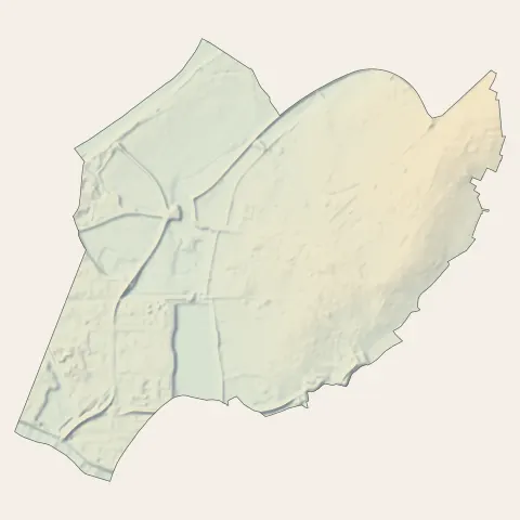 Saint-Marcel : relief
