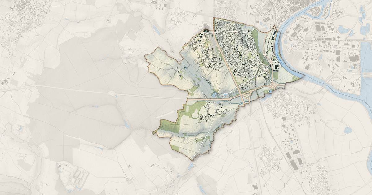 Portrait cartographique de Saint-Rémy : relief, eau, forêts, bâti et voies, calculés à partir des données de l'IGN