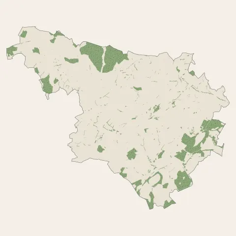 Sanvignes-les-Mines : bois, forêts et landes