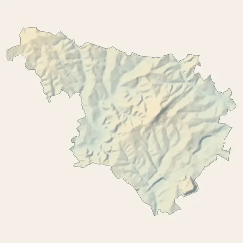 Sanvignes-les-Mines : relief