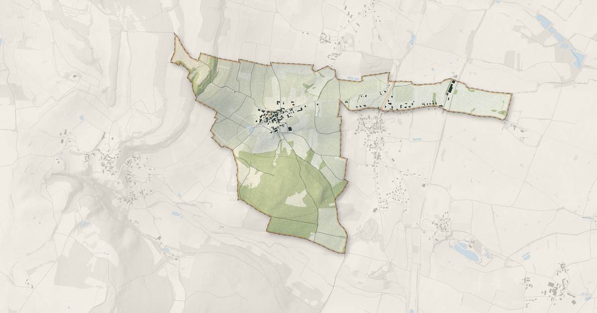 Portrait cartographique de Saules : relief, eau, forêts, bâti et voies, calculés à partir des données de l'IGN