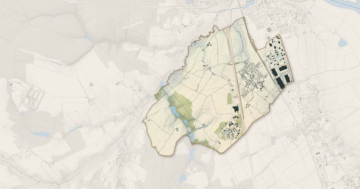 Portrait cartographique de Sevrey : relief, eau, forêts, bâti et voies, calculés à partir des données de l'IGN