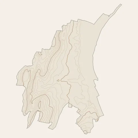 Tournus : courbes de niveau