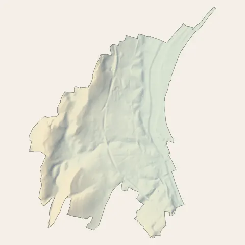 Tournus : relief