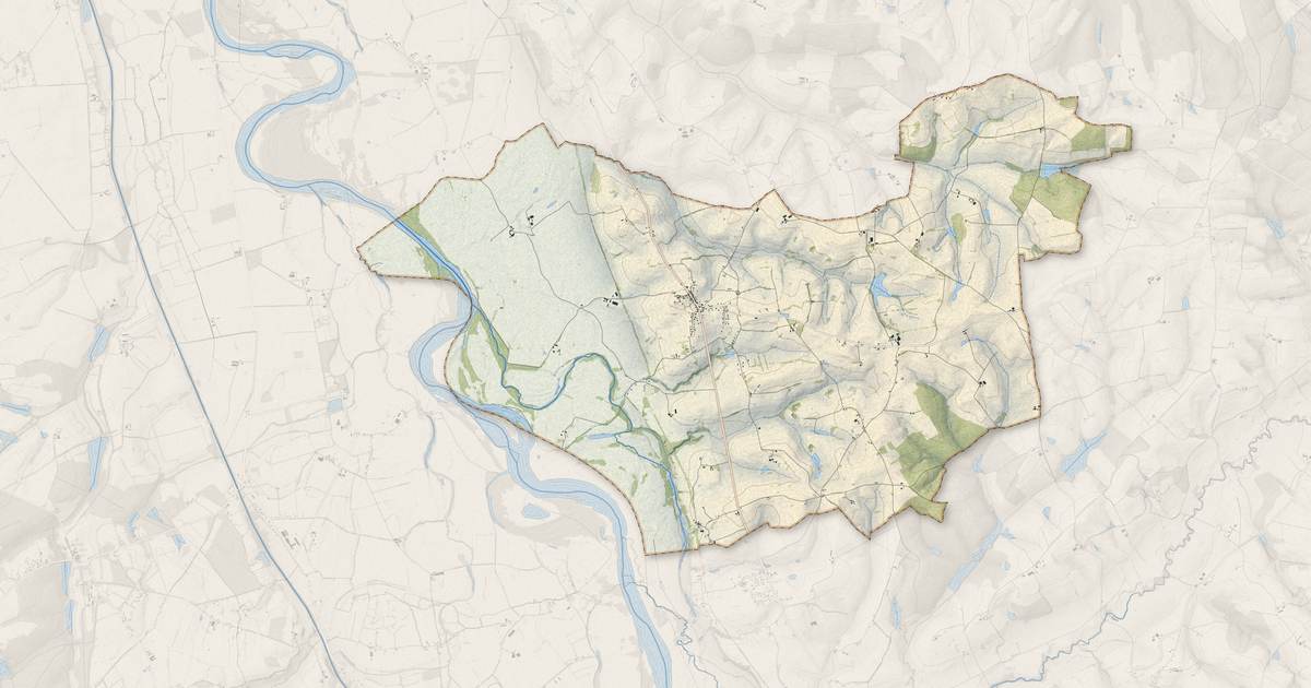 Portrait cartographique de Vitry-sur-Loire : relief, eau, forêts, bâti et voies, calculés à partir des données de l'IGN