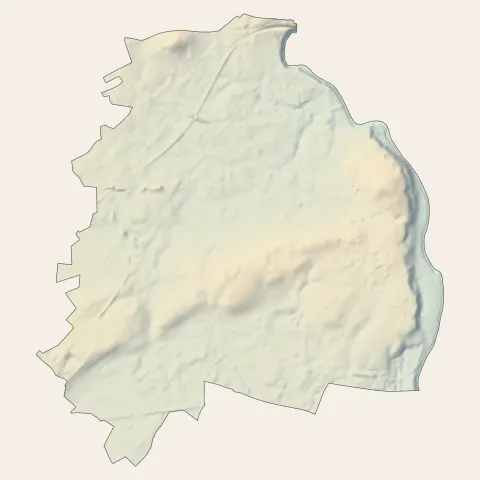 Allonnes : relief