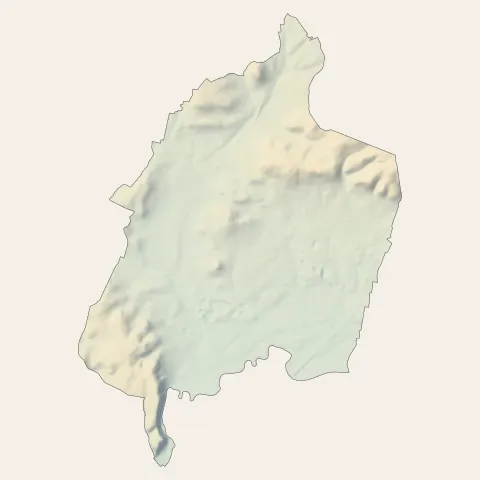 Aubigné-Racan : relief
