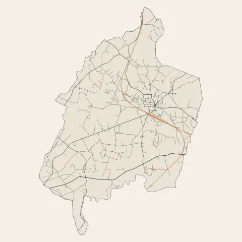 Aubigné-Racan : voies
