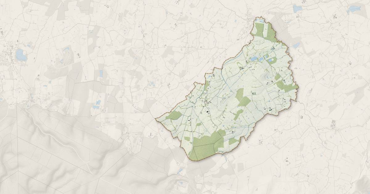 Portrait cartographique de Les Aulneaux : relief, eau, forêts, bâti et voies, calculés à partir des données de l'IGN
