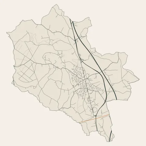 La Bazoge : voies