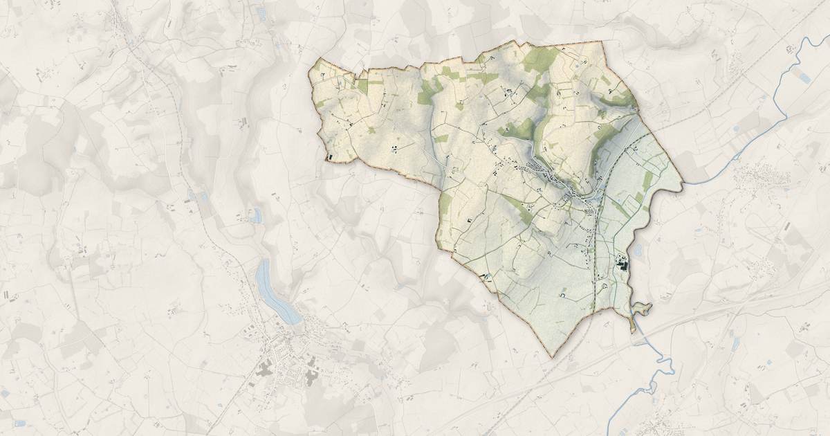 Portrait cartographique de Boëssé-le-Sec : relief, eau, forêts, bâti et voies, calculés à partir des données de l'IGN