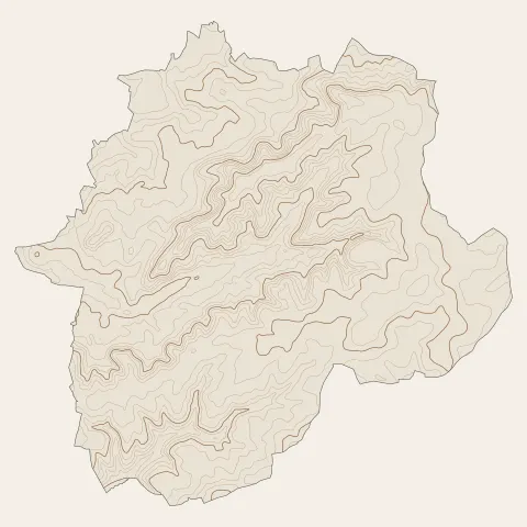 Bonnétable : courbes de niveau