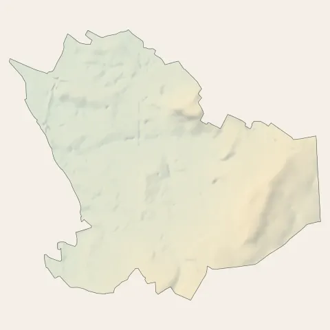 Brette-les-Pins : relief