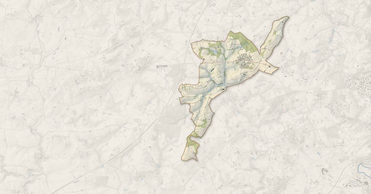 Portrait cartographique de Chaufour-Notre-Dame : relief, eau, forêts, bâti et voies, calculés à partir des données de l'IGN