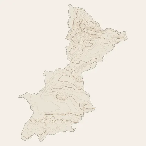 Cherré-Au : courbes de niveau