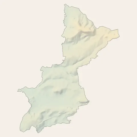 Cherré-Au : relief