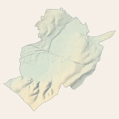 Connerré : relief