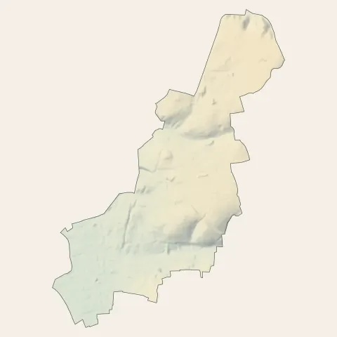 Coulaines : relief